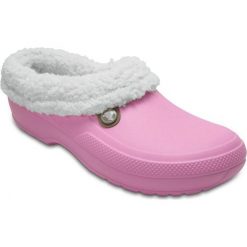 Crocs buty Classic Blitzen III Clog Carnation/Oatmeal 38,5. Klapki damskie Crocs, bez wzorów, eleganckie, bez obcasa, bez zapięcia, wspinaczkowe. W wyprzedaży za 168,00 zł.