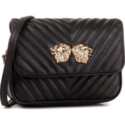 Torebka JENNY FAIRY - RX0156 Black. Czarne listonoszki damskie Jenny Fairy, bez wzorów, ze skóry ekologicznej, bez dodatków. Za 79,99 zł.