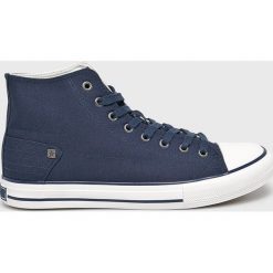 Big Star - Trampki. Niebieskie trampki męskie marki BIG STAR, ze skóry ekologicznej, na sznurówki. Za 89,90 zł.
