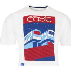 T-shirt Pepe Jeans. Białe t-shirty męskie Pepe Jeans, m, bez wzorów, z jeansu, bez kołnierzyka. Za 139,00 zł.