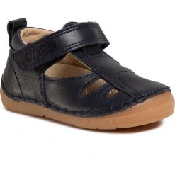Sandały FRODDO - G2150110 M Dark Blue. Niebieskie sandały chłopięce Froddo, ze skóry, bez zapięcia. W wyprzedaży za 219,00 zł.