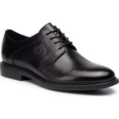 Półbuty LASOCKI FOR MEN - MI07-A819-A648-06 Black. Czarne buty wizytowe męskie Lasocki For Men, bez wzorów, ze skóry, eleganckie, bez zapięcia. Za 199,99 zł.