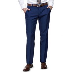 Spodnie MARCO 16-10SB. Pomarańczowe spodnie męskie Giacomo Conti, s, bez wzorów, z wełny, eleganckie. Za 599,00 zł.