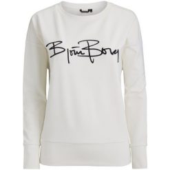 Björn Borg Bluza Damska Crew Signature´85 42 Kremowy. Białe bluzy damskie Björn Borg, bez wzorów, bez rękawów, bez kaptura. Za 309,00 zł.