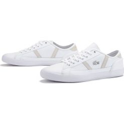 LACOSTE SIDELINE 419 1 CMA > 738CMA0047216. Buty sportowe męskie Lacoste, ze skóry, bez zapięcia, tenisowe. W wyprzedaży za 279,99 zł.