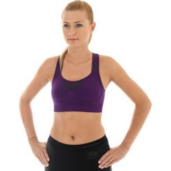 Brubeck Biustonosz Crop top Fitness fioletowy r.S (CR10070). Fioletowe topy sportowe damskie marki Brubeck. Za 86,64 zł.