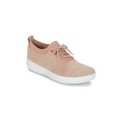 Buty FitFlop F-SPORTY UBERKNIT SNEAKERS. Różowe buty sportowe damskie marki FitFlop, bez wzorów, bez zapięcia. Za 367,20 zł.
