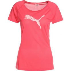 Puma CORERUN LOGO TEE Tshirt z nadrukiem paradise pink. Czerwone t-shirty damskie Puma, m, z nadrukiem, z materiału. Za 129,00 zł.