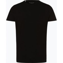 Selected - T-shirt męski – Slhben, czarny. Czarne t-shirty męskie Selected, s, bez wzorów, z bawełny, eleganckie, bez kołnierzyka. Za 59,95 zł.