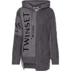 Bluza TwinSet 192TT3061. Szare bluzy damskie Twinset, m, bez wzorów, z bawełny, bez rękawów, bez kaptura. W wyprzedaży za 579,00 zł.