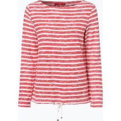 T-shirty damskie: s.Oliver Casual – Damska koszulka z długim rękawem, czerwony