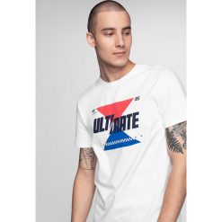 T-shirt męski TSM227 - biały. Białe koszulki męskie 4f, m, bez wzorów, bez kołnierzyka. Za 29,99 zł.