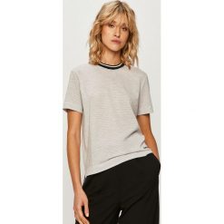 Calvin Klein Jeans - T-shirt. Białe bluzki damskie Calvin Klein Jeans, s, bez wzorów, z bawełny, casualowe, z okrągłym kołnierzem, z krótkim rękawem. Za 229,90 zł.