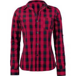 Bluzki damskie: Forplay Checkered Bluzka damska czerwony/czarmy