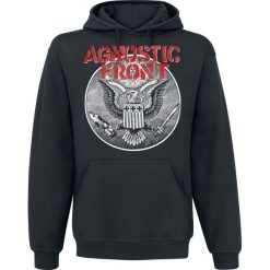Bluzy męskie: Agnostic Front All Against All Bluza z kapturem czarny