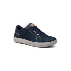 LASOCKI FOR MEN MI08-C527-529-01. Niebieskie półbuty męskie Lasocki For Men, bez wzorów, ze skóry, bez zapięcia. Za 169,99 zł.