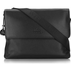 Torba na laptopa. Czarne torby męskie skórzane Wittchen, w paski, ze skóry, eleganckie. W wyprzedaży za 859,90 zł.