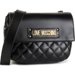 Torebka LOVE MOSCHINO - JC4001PP18LA0000 Nero. Czarne listonoszki damskie Love Moschino, na co dzień, bez wzorów, ze skóry ekologicznej, bez dodatków. W wyprzedaży za 549,00 zł.