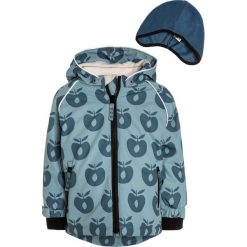 Kurtki dziewczęce: Småfolk APPLES SET Czapka stone blue
