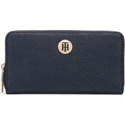 Tommy Hilfiger Core Large Portfel Niebieski. Niebieskie portfele damskie TOMMY HILFIGER, bez wzorów, z materiału. Za 324,95 zł.