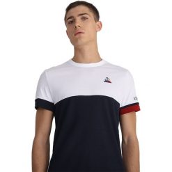 LE COQ SPORTIF TRICOLORE T-SHIRT > 2010438. Koszulki męskie le coq sportif, xl, bez wzorów, z bawełny, klasyczne, z okrągłym kołnierzem, krótkie. Za 139,99 zł.