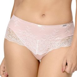 Figi klasyczne Samanta Big. Różowe figi damskie Nipplex, z bawełny. Za 51,99 zł.