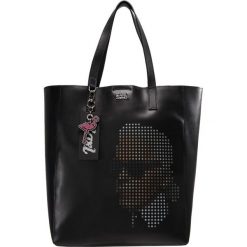 KARL LAGERFELD YONI ALTER PERFORATED Torba na zakupy black. Czarne shopper bag damskie KARL LAGERFELD. W wyprzedaży za 741,95 zł.