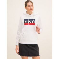 Bluza Levi's Graphic Sport 35946-0001. Białe bluzy sportowe damskie Levi's®, s, bez wzorów, z bawełny, bez rękawów, bez kaptura. Za 239,90 zł.
