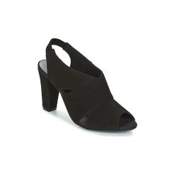 Sandały KG by Kurt Geiger FOOT-COVERAGE-FLEX-SANDAL-BLACK. Czarne sandały damskie marki KG by Kurt Geiger, bez wzorów, bez obcasa, bez zapięcia. Za 567,20 zł.