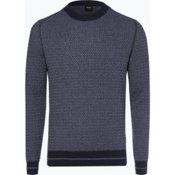 BOSS Casual - Sweter męski – Kanadrin, niebieski. Niebieskie swetry klasyczne męskie marki BOSS Casual, s, w paski, z dzianiny, casualowe. Za 499,95 zł.