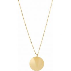 Naszyjniki damskie: MALAIKARAISS NECKLACE WISHPLATE Naszyjnik goldcoloured