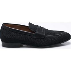Steve Madden - Mokasyny Enmeshed. Czarne mokasyny męskie marki Steve Madden, ze skóry. W wyprzedaży za 329,90 zł.