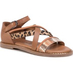 Sandały TAMARIS - 1-28162-24 Cognac/Comb 388. Pomarańczowe klapki damskie Tamaris, bez wzorów, ze skóry, bez obcasa, na obcasie. Za 239,00 zł.