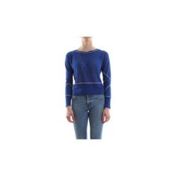 Swetry Dondup DM083 M517D 002. Niebieskie swetry damskie Dondup, s, bez wzorów, bez rękawów, bez kaptura. Za 228,98 zł.