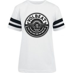 Bluzki damskie: Volbeat Circle Mom Koszulka damska biały/czarny
