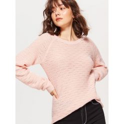 Żakardowy sweter - Kremowy. Białe bez kategorii marki Cropp, s, z żakardem. Za 59,99 zł.