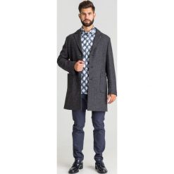 PŁASZCZ WODAN Joop! Collection. Szare płaszcze męskie Joop! Collection, m, z aplikacjami, z wełny, bez kaptura. Za 1549,00 zł.