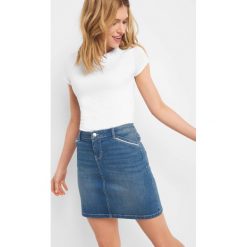 Jeansowa spódnica mini. Niebieskie spódniczki damskie Orsay, na co dzień, bez wzorów, z elastanu, mini. Za 99,99 zł.