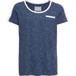 T-shirt bonprix indygo. Niebieskie t-shirty damskie bonprix, z okrągłym kołnierzem. Za 29,99 zł.