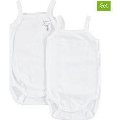 Body niemowlęce: Body (2 szt.) w kolorze białym