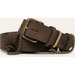 G-Star Raw - Pasek skórzany. Pomarańczowe paski damskie G-Star RAW, w paski, ze skóry, retro. W wyprzedaży za 199,90 zł.