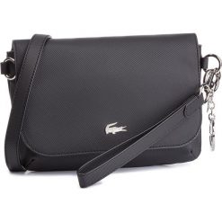 Torebka LACOSTE - S Crossover Bag NF2531DC Black 000. Czarne listonoszki damskie marki Lacoste, bez wzorów, ze skóry ekologicznej, bez dodatków. Za 599,00 zł.