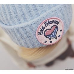 Czapka Soft Blue Plush Beanie. Niebieskie czapki damskie Pakamera. Za 89,00 zł.
