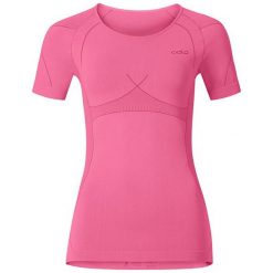 Topy sportowe damskie: Odlo Koszulka damska Evolution Light Trend różowa r. S
