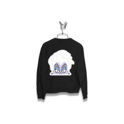 Bluza Mała Syrenka Urszula Damska. Czarne bluzy damskie Failfake, xs, bez wzorów, bez rękawów, bez kaptura. Za 160,00 zł.