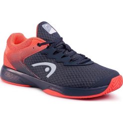 Buty HEAD - Sprint Team 3.0 273300 Midnight Navy/Neon Red 075. Czerwone buty sportowe męskie Head, ze skóry ekologicznej, bez zapięcia, tenisowe. Za 399,00 zł.