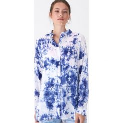 Koszula tie-dye - Wielobarwn. Szare koszule damskie House, s, bez wzorów, bez kołnierzyka, bez rękawów. W wyprzedaży za 19,99 zł.