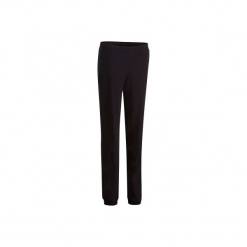 Spodnie dresowe Gym & Pilates FIT+ damskie. Czarne bryczesy damskie marki DOMYOS, l, z bawełny, na jogę i pilates. Za 34,99 zł.