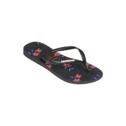 Japonki SLIM Floral damskie. Buty sportowe damskie Havaianas, bez wzorów, sportowe, bez kołnierzyka. Za 99,99 zł.