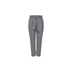 Spodnie z lejącego materiału Only PANTALON ONL NICOLE CHECK PAPERBAG PANTS WVN. Spodnie damskie ONLY. Za 195,69 zł.